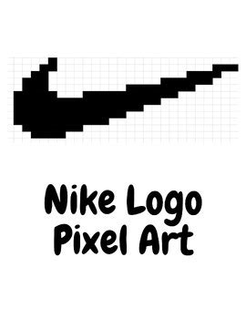 Nike Logo Pixel Art by Kia Knight | TPT