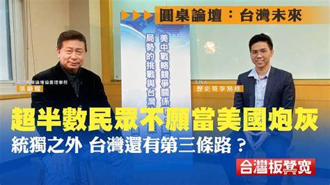 2024年大選成為台海局勢的變數，兩岸關係是否有第三條路可以走？｜圓桌論壇：台灣未來｜台灣板凳寬 ｜20221019 Youtube