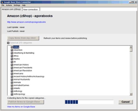 google base store connector