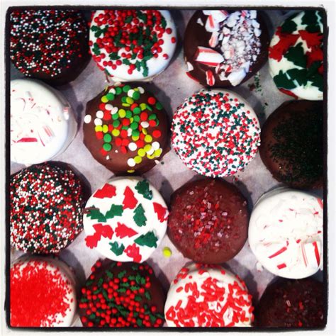 Chocolate Covered Christmas Oreos Christmas Oreos Chocolate Covered