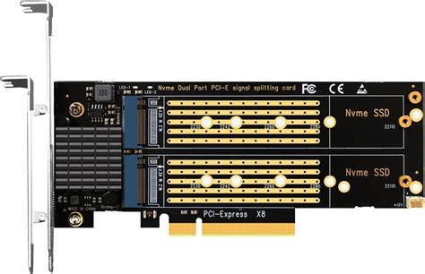 Glotrends Pa Porte Adattatore M Nvme A Pcie X Senza Funzione