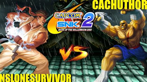 Capcom Vs SNK 2 NSLONESURVIVOR VS CACHUTHOR Pt 2 YouTube