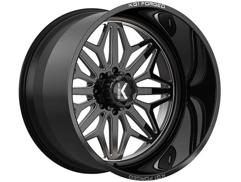 Kg1 Forged Milled Gloss Black Snow Wheel Kf014221065gpm Realtruck