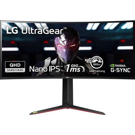 Moniteur courbé de gaming LG UltraGear 34GN850P B IPS