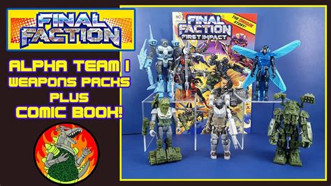 Final Faction Accessory Packs And Comic Book Review Youtube