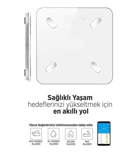 Hassas Mekanik Dijital Diyetisyen Yağ Ölçer Banyo Vücut Analiz Akıllı