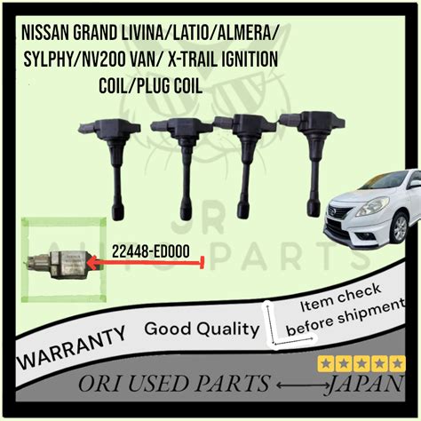 Nissan Grand Livina Latio Almera Sylphy Nv Van X Trail Ignition