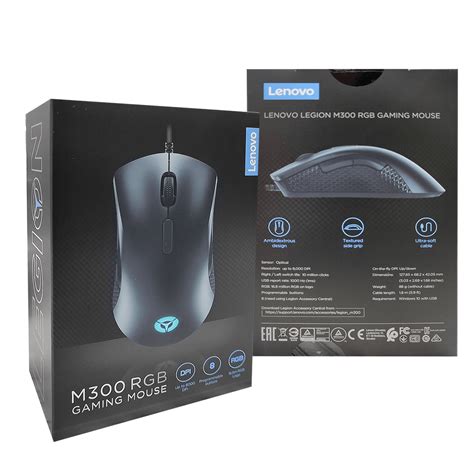 Datablitz Ecommerce Lenovo Legion M300 Rgb Gaming Mouse Black