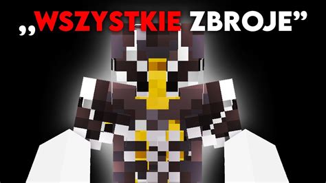 ZEBRAŁEM WSZYSTKIE ZBROJE W MINECRAFT YouTube