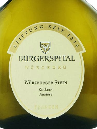 B Rgerspital W Rzburger Stein Rieslaner Auslese Vivino Us