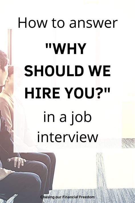 Why Should We Hire You How To Answer In 2020 Job Interview Tips