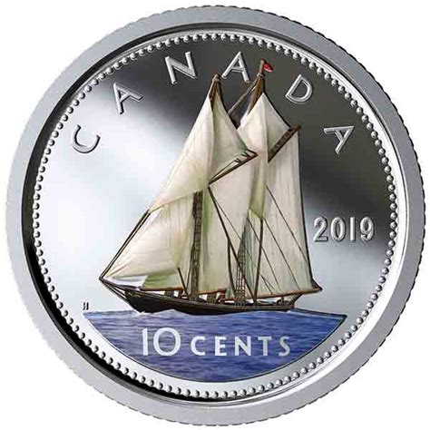 Fine Silver Colourised Coin Set Classic Canadian Coins 2019 173712