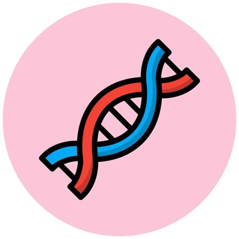 Dna Vektor Ikonen Design Illustration Premium Vektor