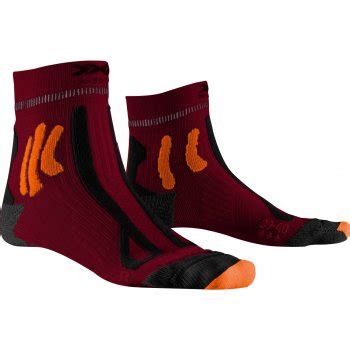 X Socks Trail Run Energy Running Socks Namib Red Trick Orange