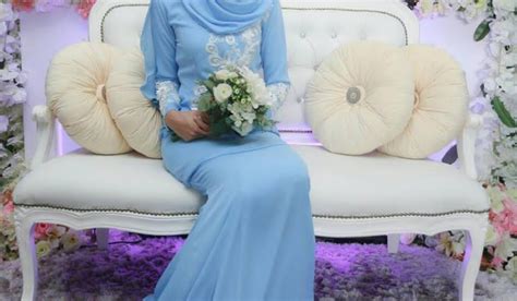 Baju Akad Nikah Warna Baby Blue Jual Gaun Pengantin Warna Baby Blue