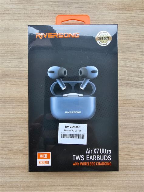 SEALED 100 NEW Riversong Air X7 Ultra TWS Earbuds Audio Earphones