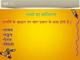 Shabd Vichar PPT