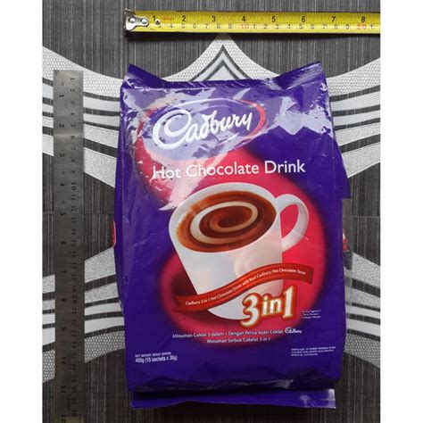 Jual Cadbury Hot Chocolate Drink 3 In 1 Malaysia Shopee Indonesia