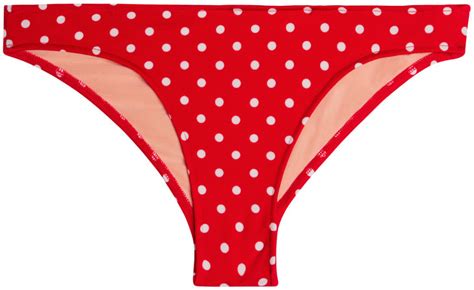 Red Polka Dot Banded Classic Scrunch Bottom Doll Swimwear