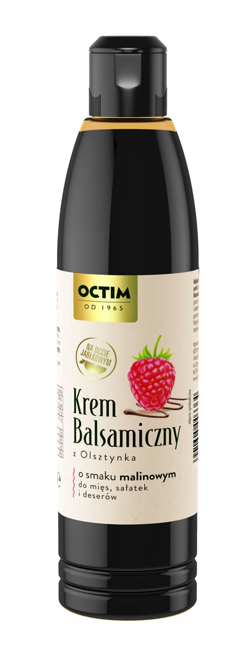 Krem Balsamiczny O Smaku Malinowym I Wi Niowym Octim