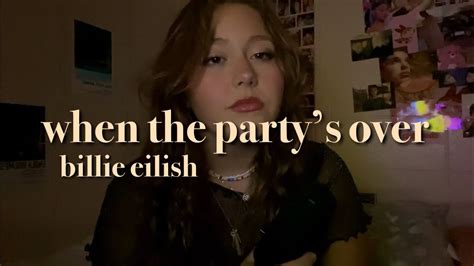 When The Partys Over Billie Eilish Cover By Rachel Marie YouTube