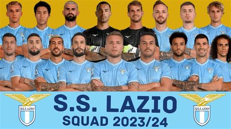 S S Lazio Squad Season Ss Lazio Footworld Youtube