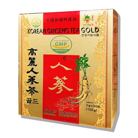 【楽天市場】高麗人参茶gold【紙箱】粉末状 50包 ★粉末茶 健康茶 伝統茶 韓国お茶 韓国飲み物 韓国食品 風邪予防対策【気力