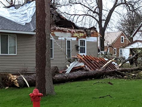 House Roof Torn Off From Storm Pope County Tribune