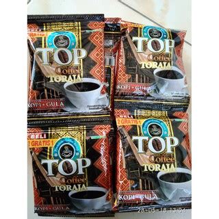 Jual TOP Kopi Toraja Kopi Gula 1 Renceng Isi 10 Sachet X 25 Gram