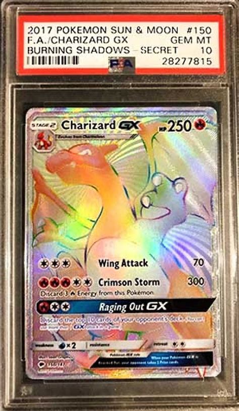 Random PSA 10 Charizard Card | Etsy