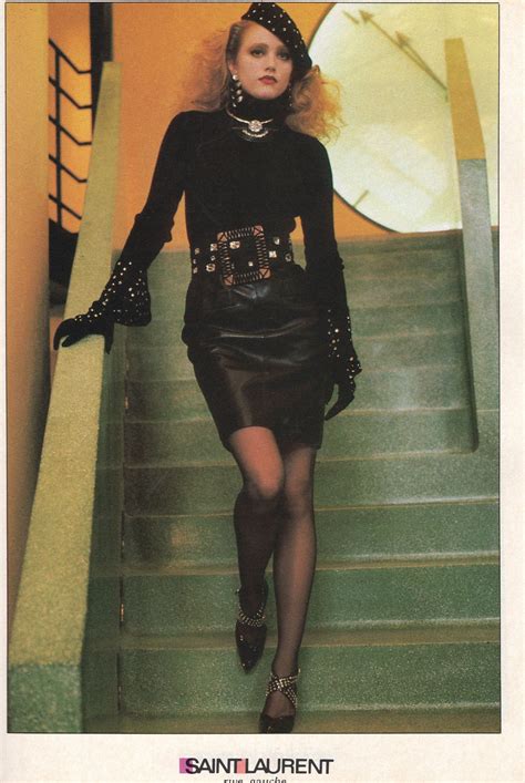 Yves Saint Laurent 1985 | Mode femme années 80, Mode femme, Mode