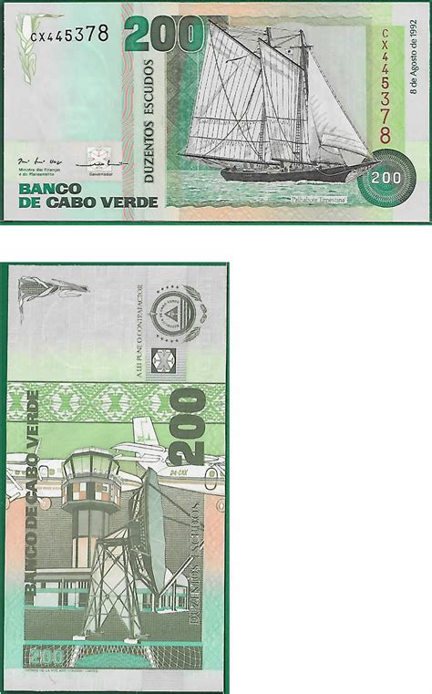 Cape Verde 1992 200 Escudos Pick 63a B209a SOLD OUT