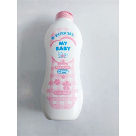 Jual Bedak My Baby Powder Sweet Floral 100g Extra 25g Shopee Indonesia