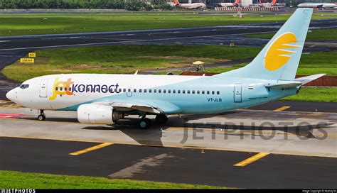 VT JLB Boeing 737 7Q8 Jet Konnect Akshay M JetPhotos