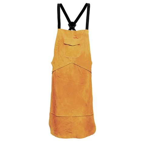 Leather Welding Apron Tan Eltham Workwear Safety