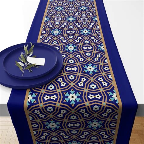 Jual Table Runner Taplak Meja Motif Turkish Bohemian Maroko X Dan