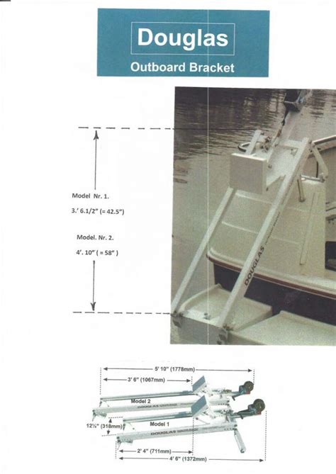 Douglas Kicker Bracket Or Outboard Motor Bracket Outboard Outboard Motors Kicker