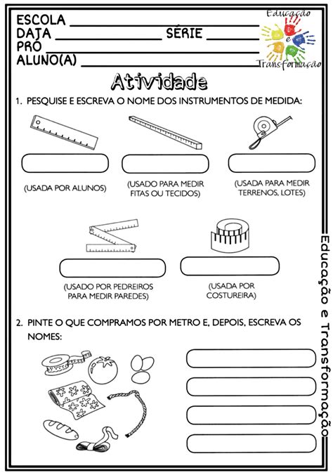 Blog Educa O E Transforma O Matem Tica Medidas De Comprimento 88938