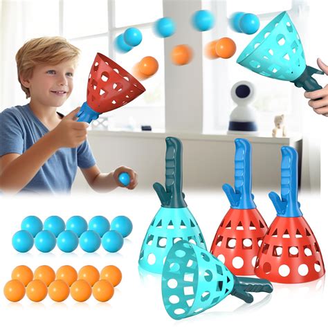 Bennol Outdoor Game Toys for Kids Boys with 20 Balls, Pop Pass Catch Ball Game Outdoor Outside ...