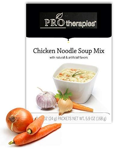 High Protein Soup Low Carb Chicken Noodle Soup Mix 15g Protein 7 Servings Pack Pricepulse