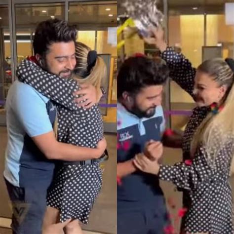 rakhi sawant reconciles  boyfriend adil khan  mumbai