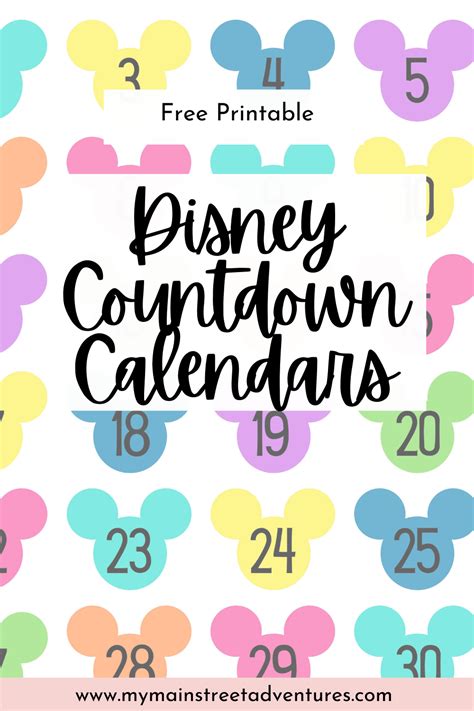 Dreaming Of A Disney Vacation But Want A Fun Way To Countdown To Your