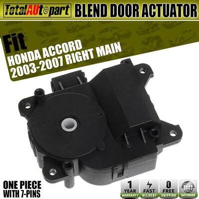 Blend Door Actuator Temperature Right Main For Honda Accord Ex