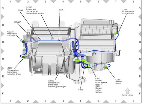 Chevy Silverado Diagram Where Is The Blend Door Actuator Loc