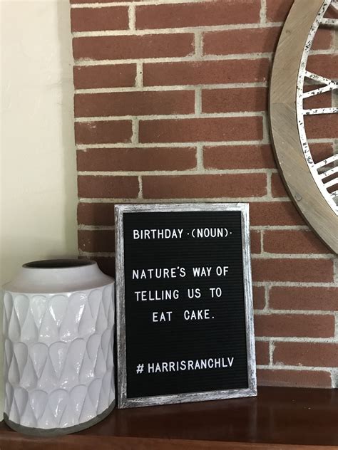 Birthday Letter Board Quotes