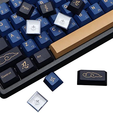 Electronikz Molgria Blue Samurai Keycaps Set Pbt Keycaps For