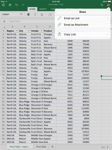 Create Edit And Collaborate With Others On Spreadsheets From Your Ipod Iphone Or Ipad With