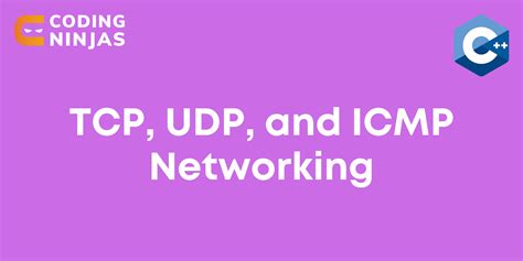 Tcp Udp And Icmp Networking Coding Ninjas