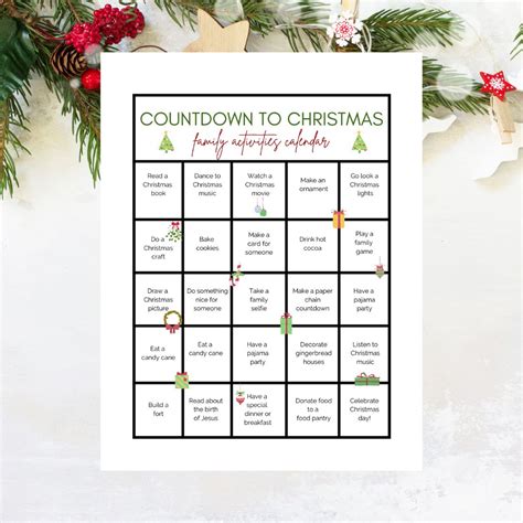 Christmas Countdown - Intentional Living