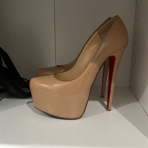 Shoes Christian Louboutin Size Nude Poshmark